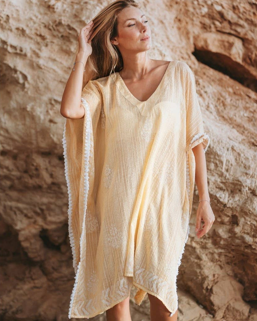 Cotton Capri Poncho