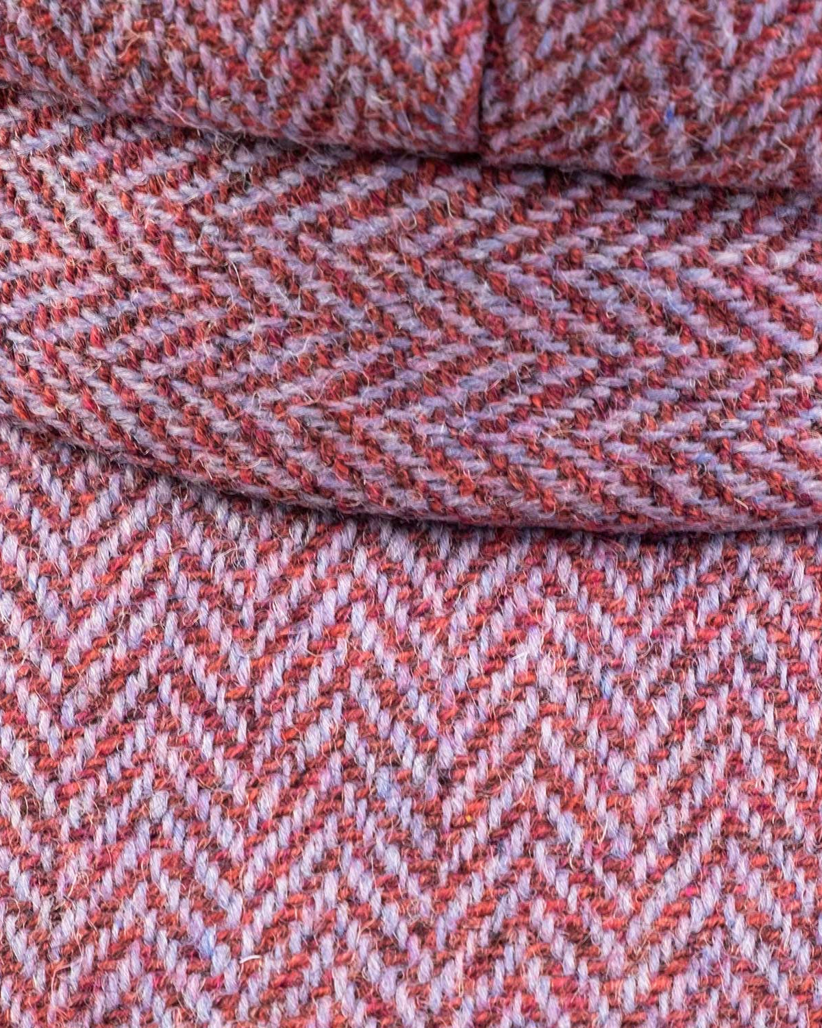 Tweed Wool Baker Boy Cap: Raspberry