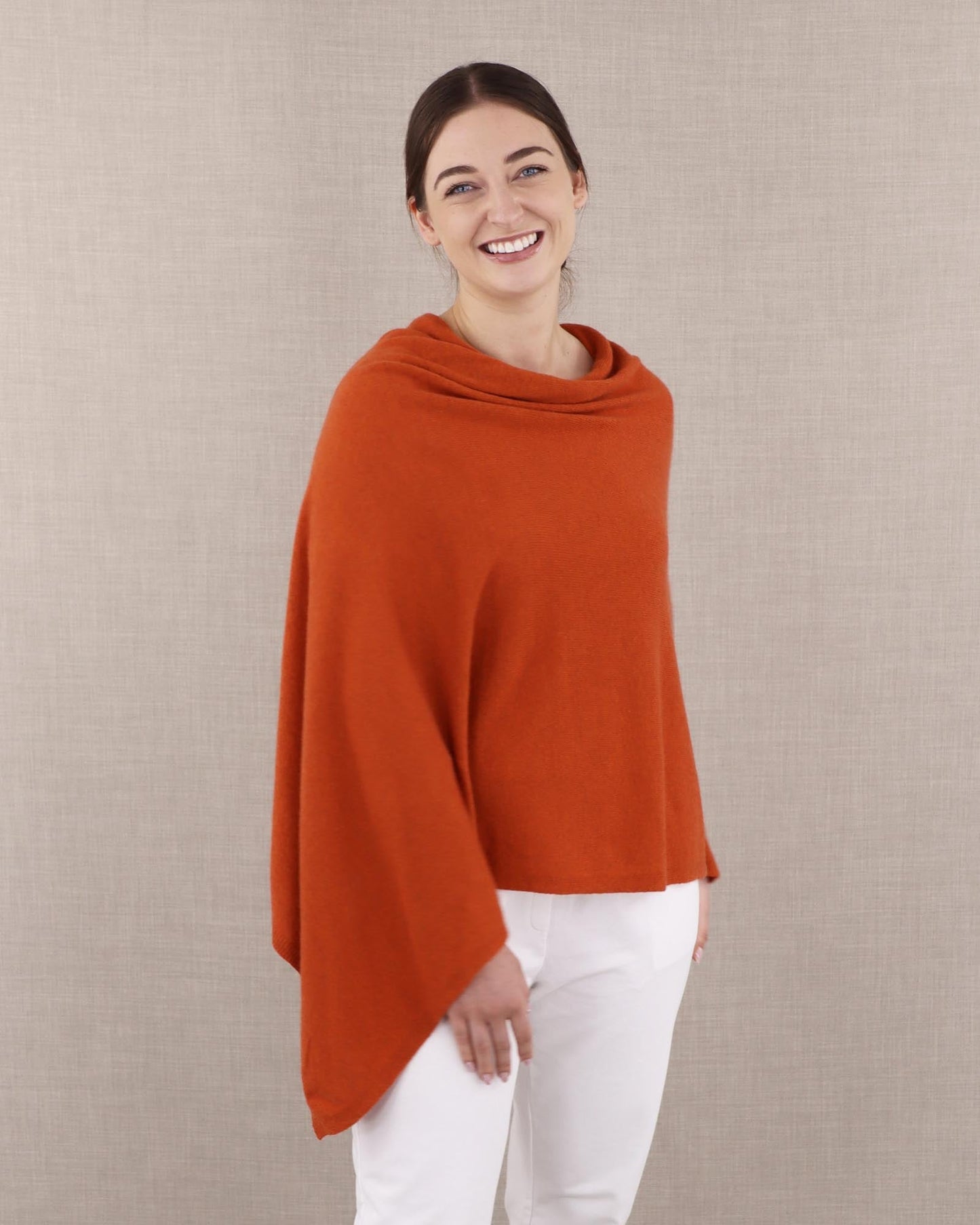 Classic Cashmere Blend Poncho