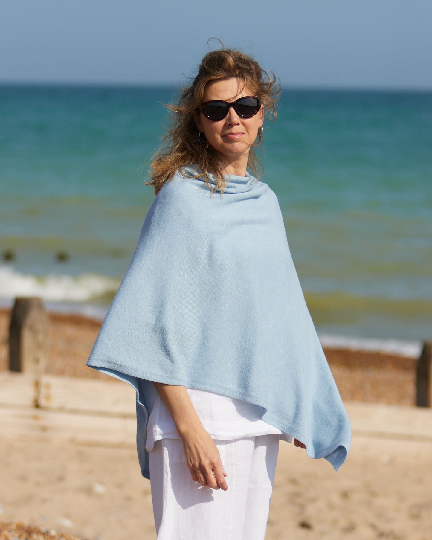 Classic Cashmere Blend Poncho