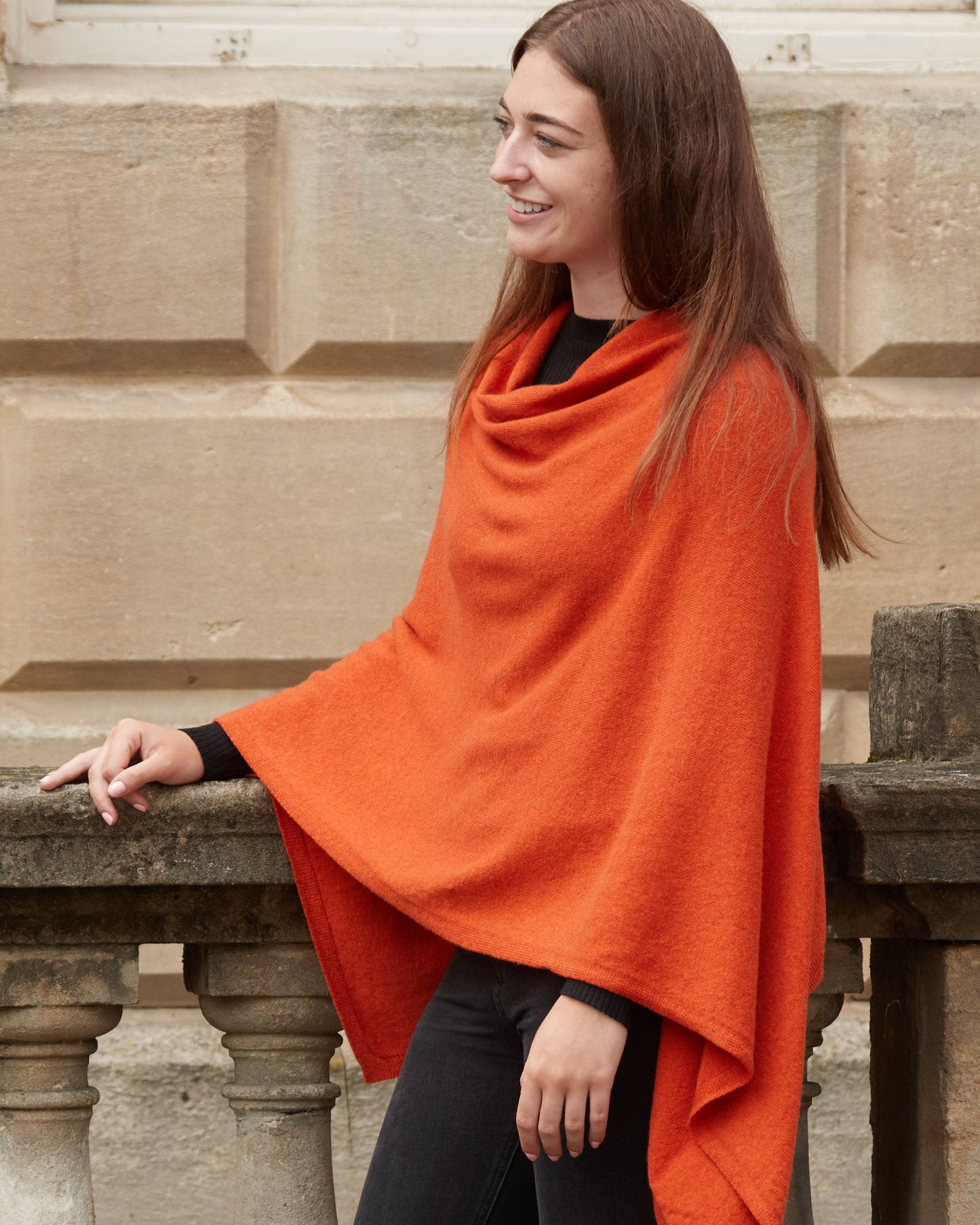 Classic Cashmere Blend Poncho