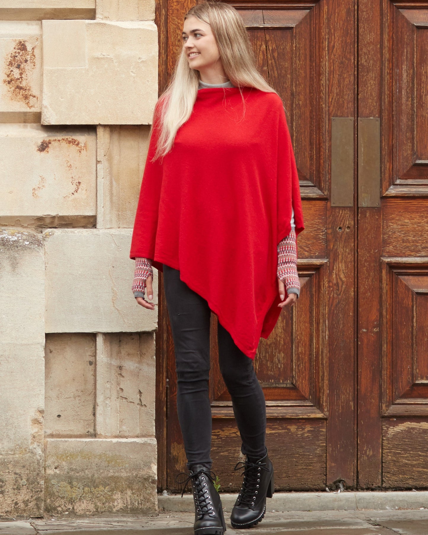 Classic Cashmere Blend Poncho