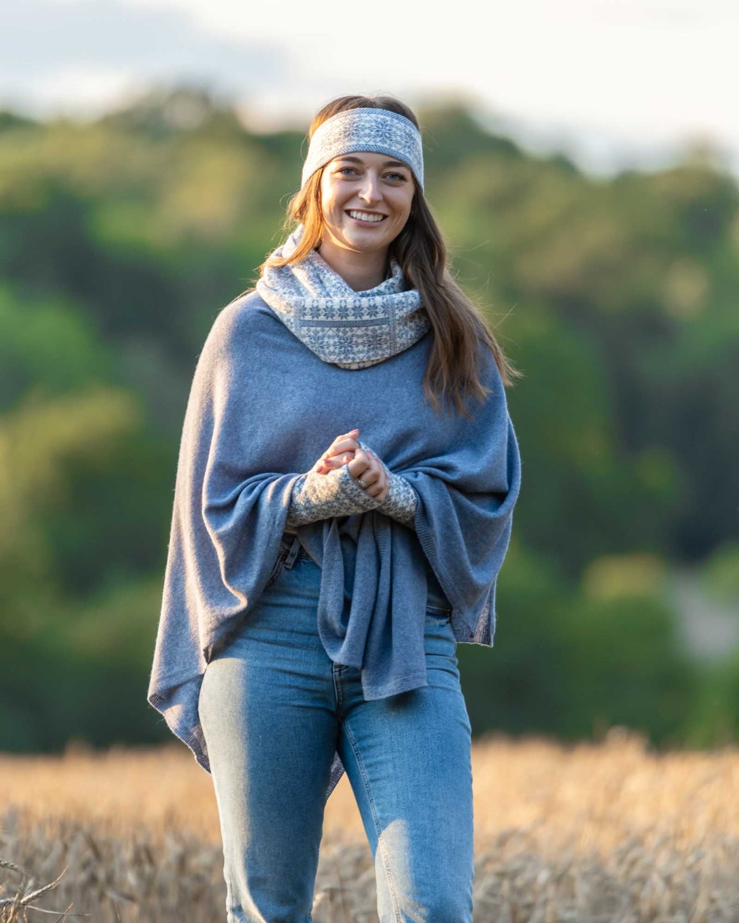 Classic Cashmere Blend Poncho