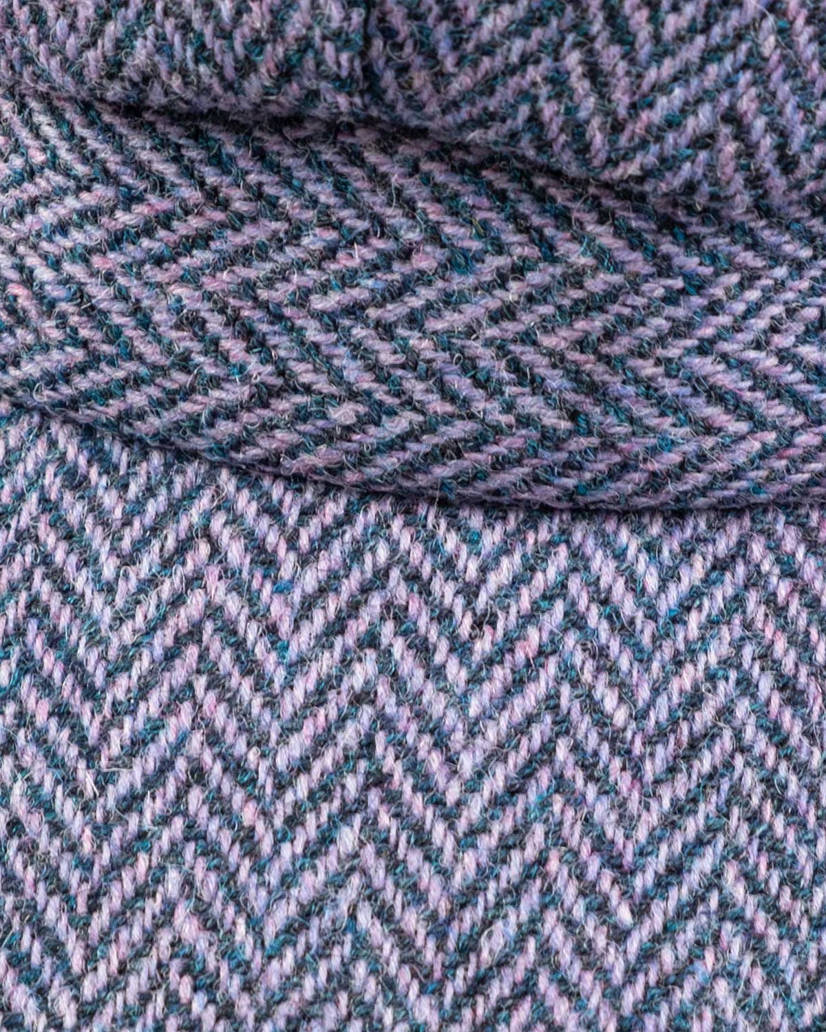 Tweed Wool Baker Boy Cap: Navy