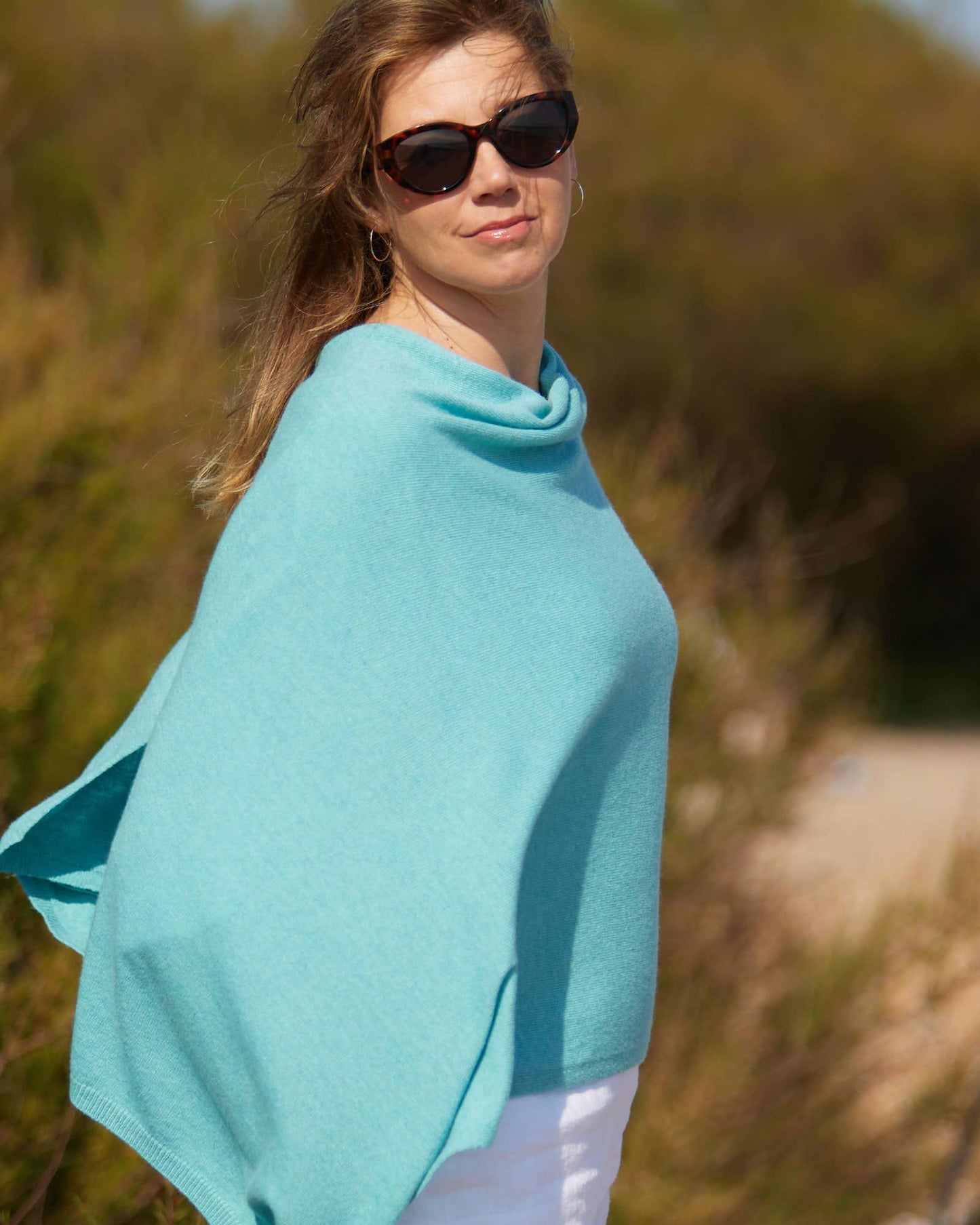 Classic Cashmere Blend Poncho