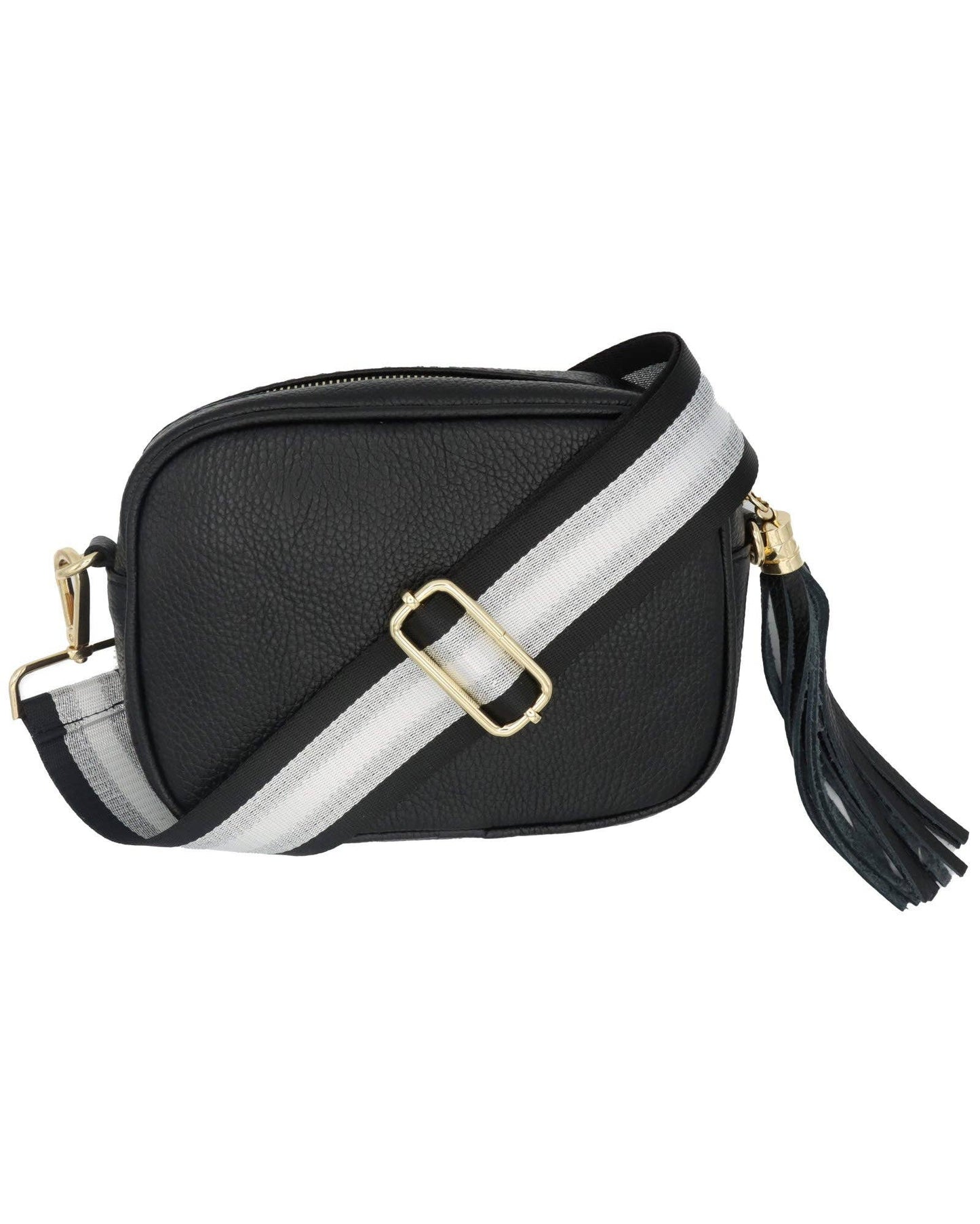 Bag Strap Silver Stripe