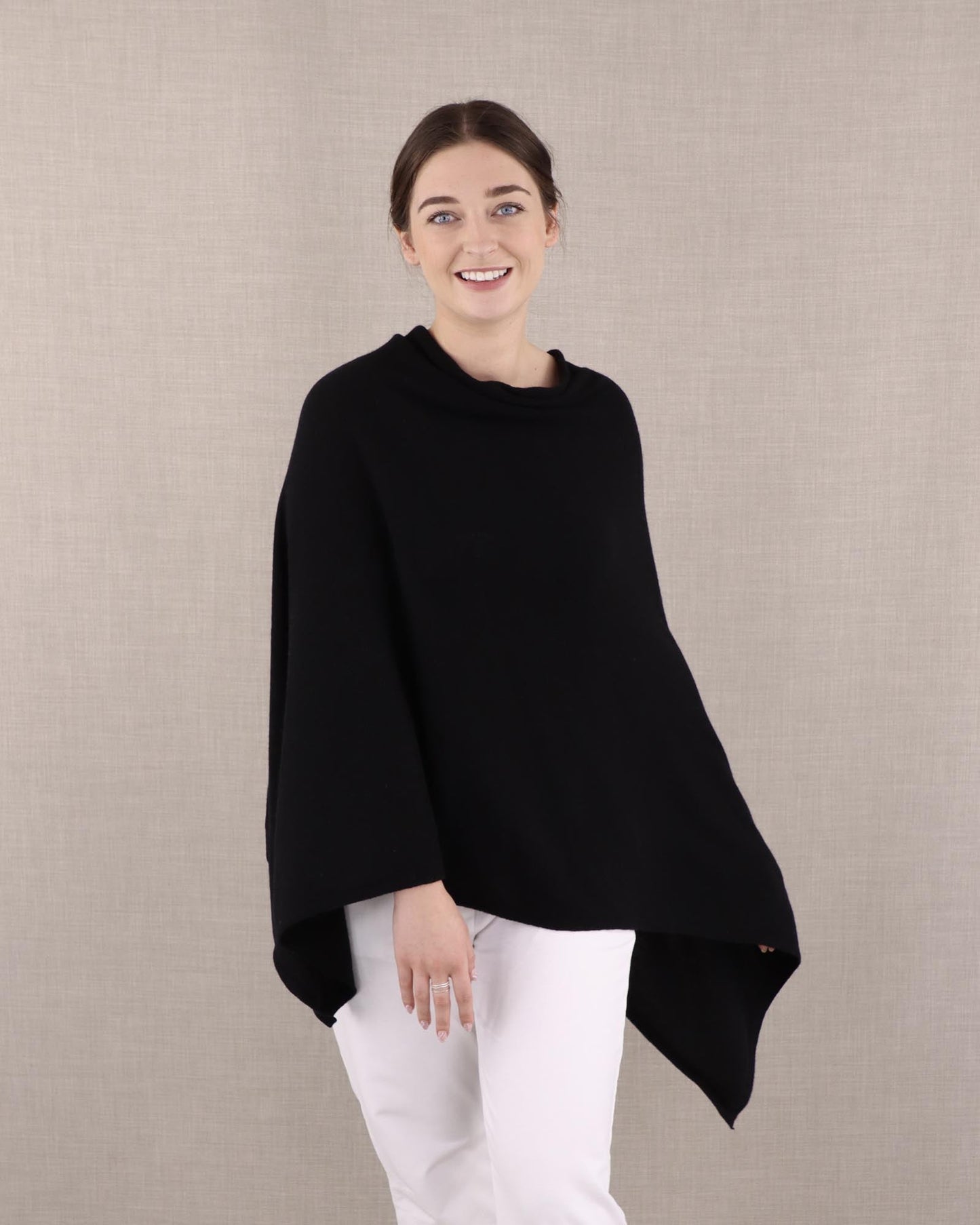 Classic Cashmere Blend Poncho