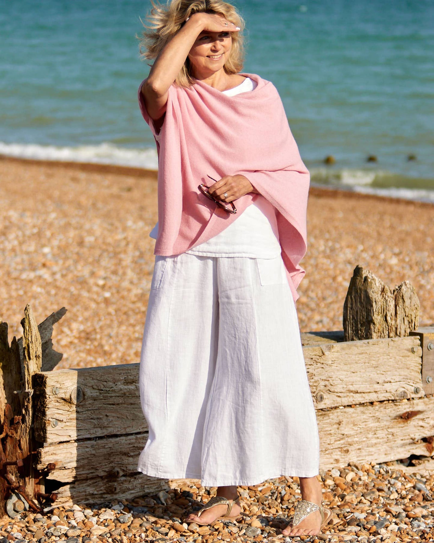 Classic Cashmere Blend Poncho