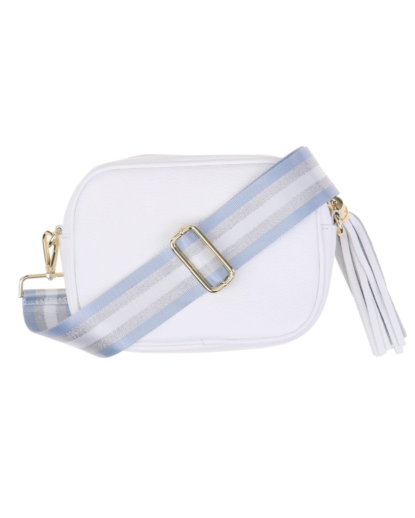 Bag Strap Silver Stripe